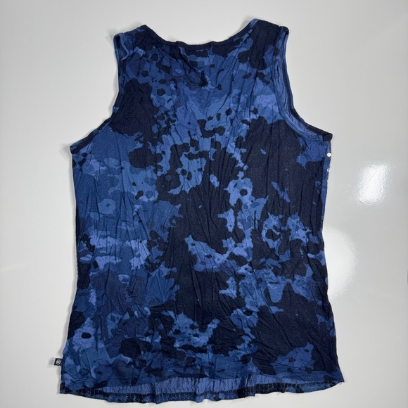 Michael Kors Blue Sequin Sleeveless Tank Top Size Large‎ - Picture 5 of 9